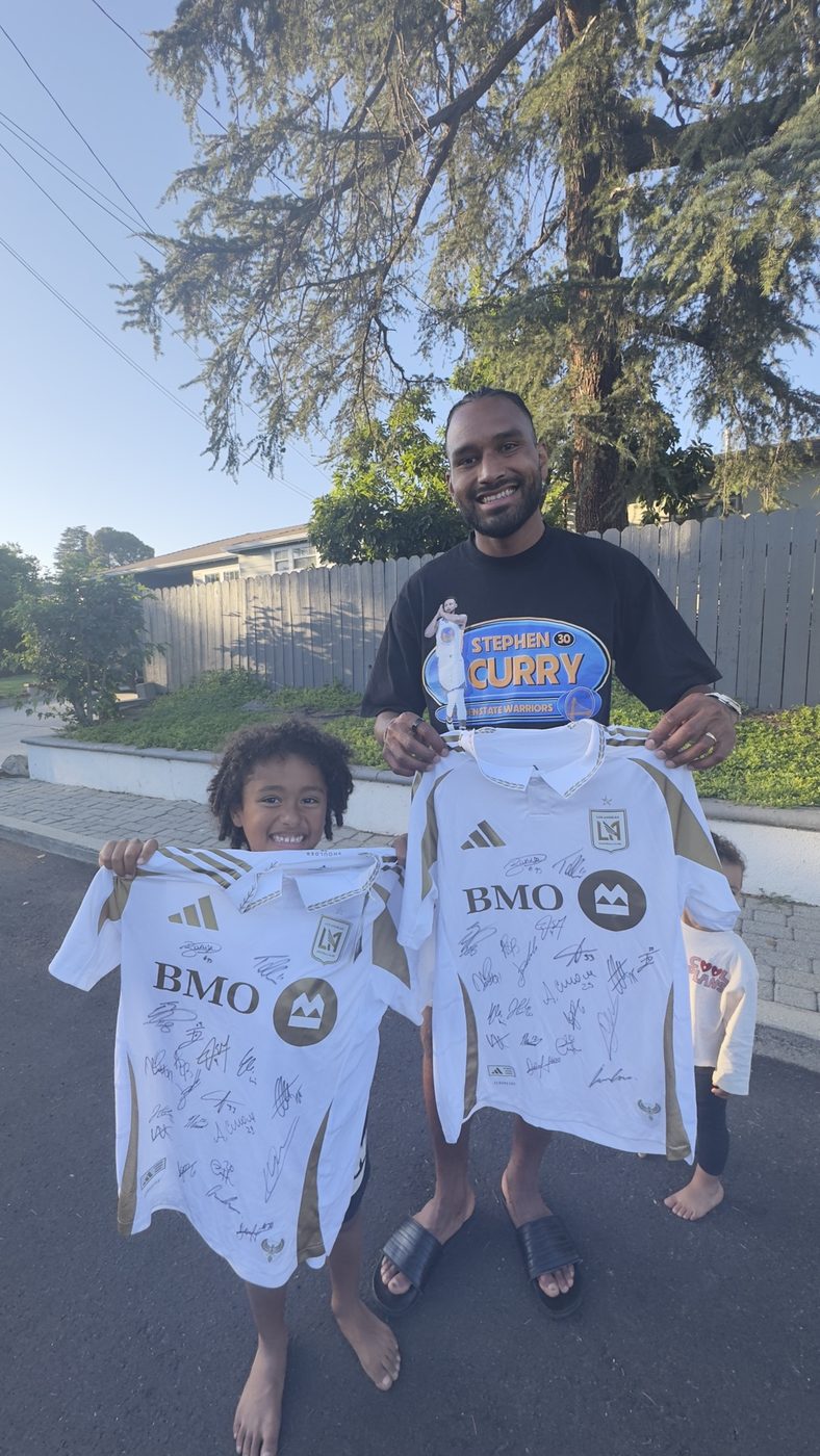 Signed jerseys for the family