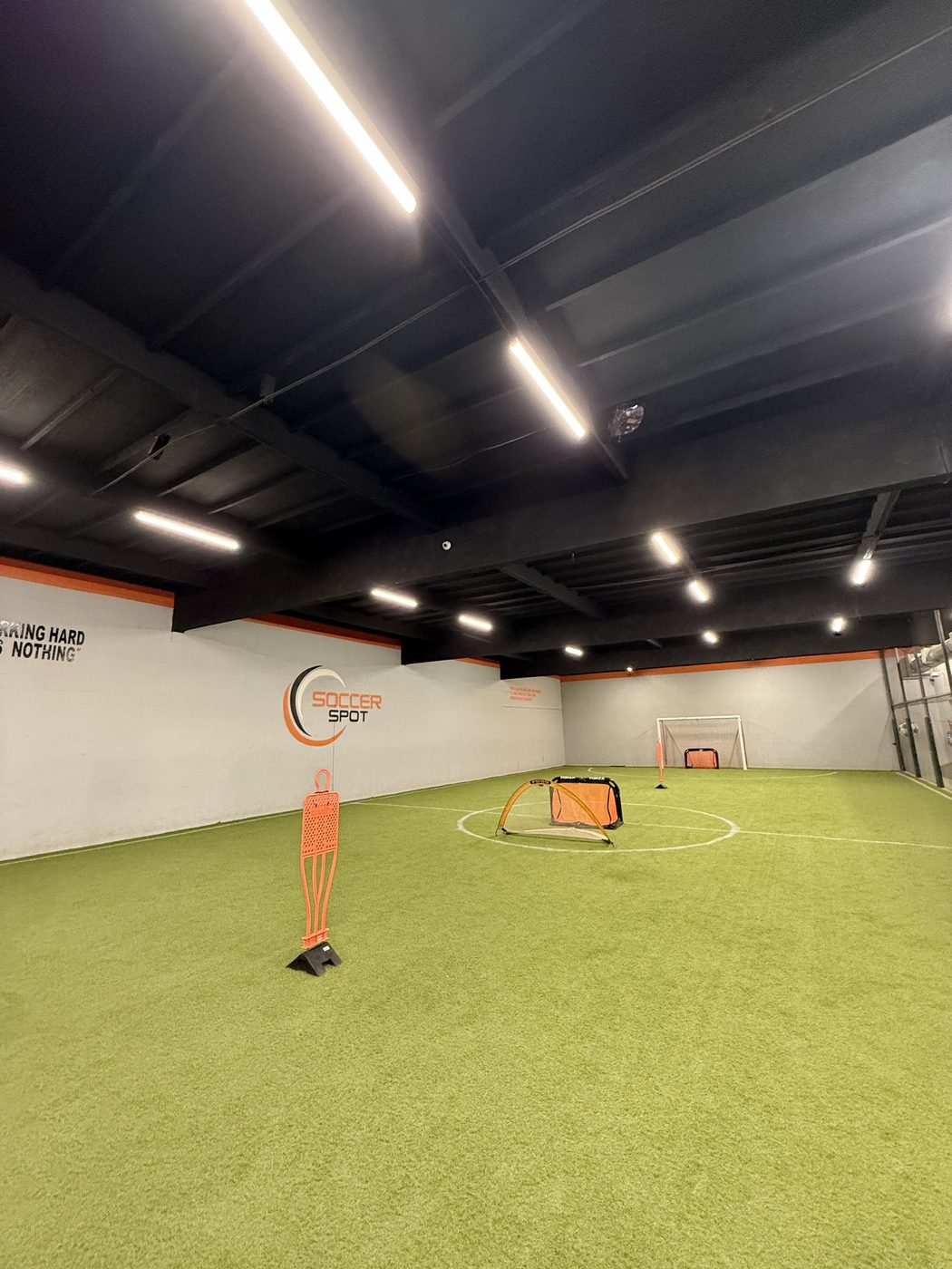 Inside the training facility